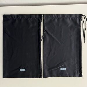 Set of 2 Prada Drawstring Dust Bags 14” x 8.5”